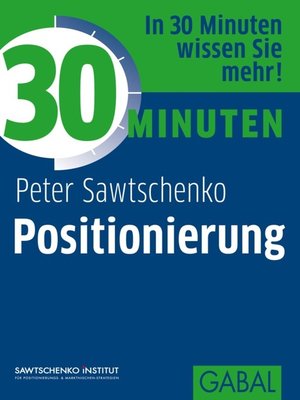 cover image of 30 Minuten Positionierung